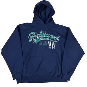 y2k 2000s grunge style Richmond Virginia hoodie emo grunge goth skater XL gildan